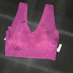 Hanes Vibrant Pink Seamless Women's Bralette